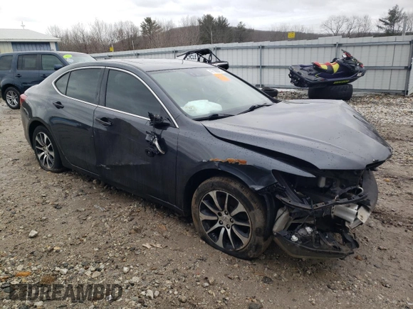 2016 Acura TLX V6 Tech with VIN 19UUB2F54GA009817, listed as a Copart auction lot 47186925 with 0 mi miles and Salvage Title. Bid and sale history available at carsss.com. Image 4.
