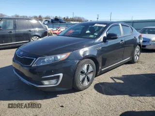 2012 Kia Optima Hybrid with VIN KNAGM4AD0C5016781, listed as a Copart auction lot 50794145 with 120,000 mi miles and Clean Title. Bid and sale history available at DreamBid. Image 1.