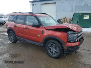 2023 Ford Bronco Sport Big Bend z VIN 3FMCR9B61PRD34066, wystawiony jako Copart lot #44904755 z przebiegiem 21 877 mil mil oraz Szkoda całkowita • Salvage title. Historia ofert i sprzedaży dostępna na DreamBid. Obrazek 4.