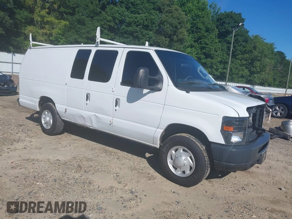 2008 Ford Econoline Cargo Commercial with VIN 1FTNS24L98DB41492, listed as a IAAI auction lot 42358047 with 246,023 mi miles and . Bid and sale history available at DreamBid. Image 1.