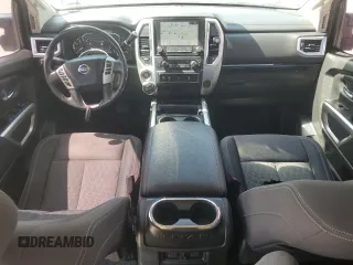2021 Nissan Titan XD SV with VIN 1N6AA1FB4MN519784, listed as a Copart auction lot 74893744 with 45,245 mi miles and Salvage Title. Bid and sale history available at carsss.com. Image 8.