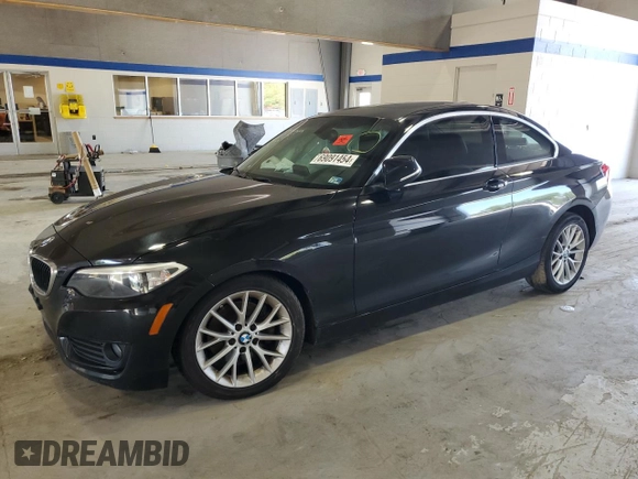 2015 BMW 2 Series 228i xDrive with VIN WBA1G9C51FVX96763, listed as a Copart auction lot 69091454 with 100,816 mi miles and Salvage Title. Bid and sale history available at DreamBid. Image 1.