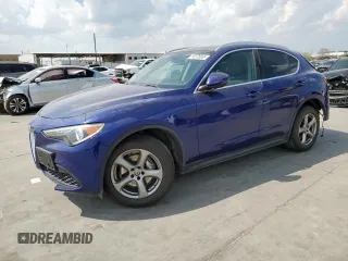 2021 Alfa Romeo Stelvio z VIN ZASPAKAN7M7D11186, wystawiony jako Copart lot #50706985 z przebiegiem Nie podano mil oraz Szkoda całkowita • Salvage title. Historia ofert i sprzedaży dostępna na DreamBid. Obrazek 1.