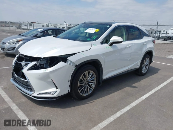2022 Lexus RX 450h с VIN 2T2JGMDA1NC076975, выставлен на аукционе IAAI как лот 42030488 с пробегом 31 665 миль миль и . История ставок и продаж доступна на DreamBid. Изображение 21.