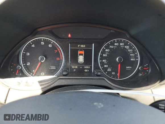 2016 Audi Q5 Premium with VIN WA1C2AFPXGA056575, listed as a Copart auction lot 57469595 with 59,198 mi miles and Salvage title. Bid and sale history available at DreamBid. Image 9.