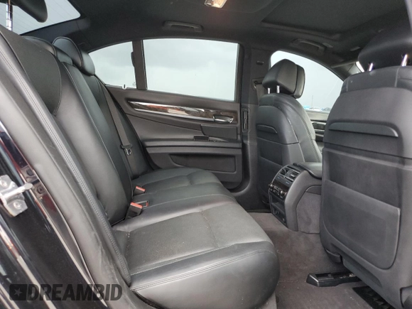 2013 BMW 7 Series 750i with VIN WBAYA8C56DC996704, listed as a Copart auction lot 64466705 with 102,278 mi miles and Salvage title. Bid and sale history available at DreamBid. Image 10.