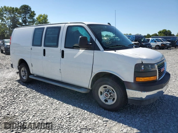 2019 GMC Savana Cargo z VIN 1GTW7AFGXK1316440, wystawiony jako Copart lot #57411764 z przebiegiem 60 298 mil mil oraz Szkody całkowita. Historia ofert i sprzedaży dostępna na DreamBid. Obrazek 4.
