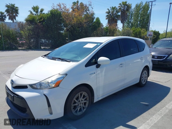 2016 Toyota Prius v Two with VIN JTDZN3EU5GJ051939, listed as a IAAI auction lot 42162040 with 275,213 mi miles. Bid and sale history available at carsss.com. Image 6.