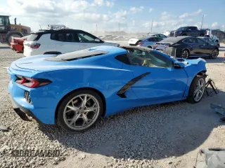 2021 Chevrolet Corvette 2LT with VIN 1G1YB2D48M5122614, listed as a Copart auction lot 44392325 with Not provided miles and Salvage title. Bid and sale history available at DreamBid. Image 3.