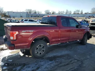 2015 Ford F-150 XLT with VIN 1FTFX1EG0FKF04224, listed as a Copart auction lot 42615695 with 127,753 mi miles and Clean Title. Bid and sale history available at carsss.com. Image 3.