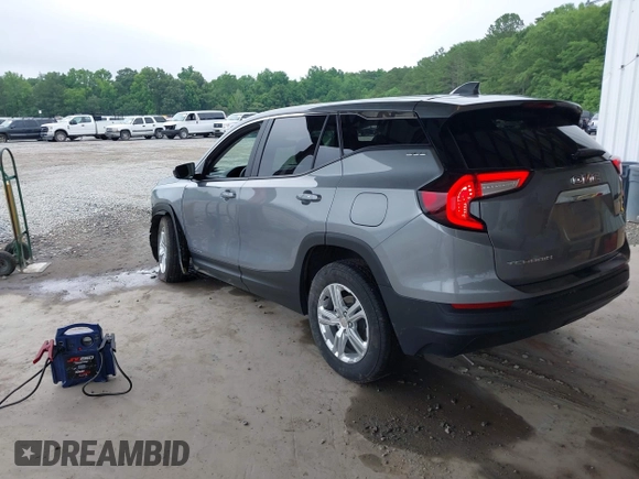 2024 GMC Terrain SLE with VIN 3GKALTEG7RL346411, listed as a IAAI auction lot 42338008 with 18,281 mi miles and . Bid and sale history available at DreamBid. Image 3.