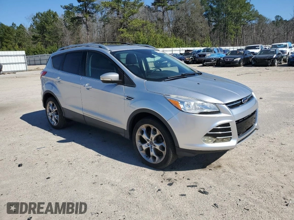 2014 Ford Escape Titanium with VIN 1FMCU0JX7EUE33971, listed as a Copart auction lot 45537205 with 94,733 mi miles and Salvage Title. Bid and sale history available at carsss.com. Image 4.