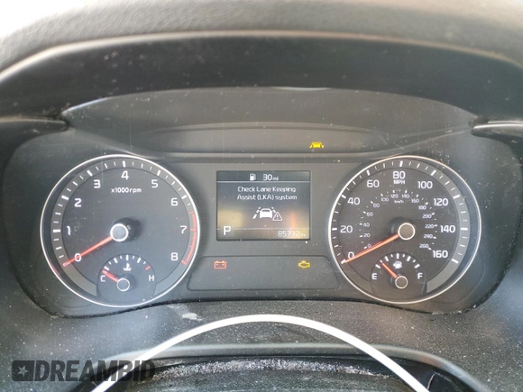 2019 Kia Forte LXS with VIN 3KPF24AD9KE008976, listed as a Copart auction lot 45342535 with 85,712 mi miles and Salvage Title. Bid and sale history available at carsss.com. Image 9.