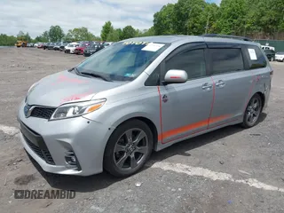 2017 Toyota Sienna SE with VIN 5TDXZ3DC5HS777793, listed as a IAAI auction lot 42295108 with 142,707 mi miles and . Bid and sale history available at DreamBid. Image 2.