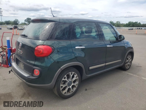 2014 FIAT 500L Trekking with VIN ZFBCFADHXEZ007335, listed as a Copart auction lot 65369515 with 150,538 mi miles and Salvage title. Bid and sale history available at DreamBid. Image 3.