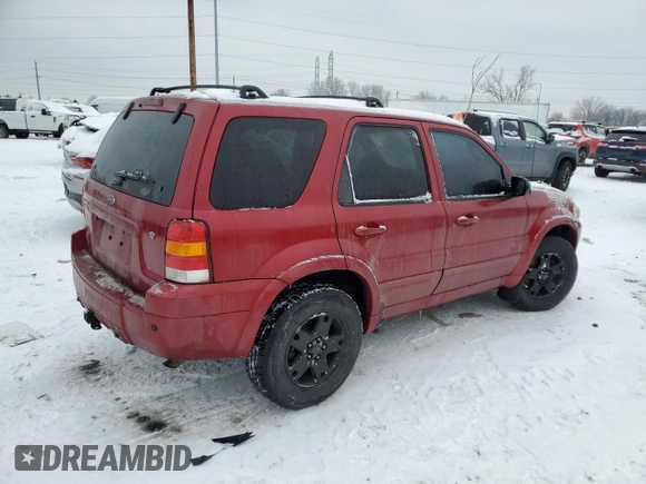 2007 Ford Escape Limited with VIN 1FMCU941X7KA37401, listed as a Copart auction lot 89116395 with 120,409 mi miles and Clean Title. Bid and sale history available at carsss.com. Image 3.