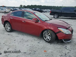 2014 Buick Regal Premium I with VIN 2G4GN5EX1E9281608, listed as a Copart auction lot 62113175 with 143,392 mi miles and Salvage title. Bid and sale history available at DreamBid. Image 4.