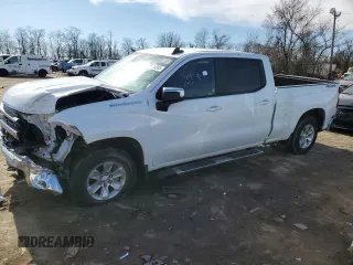2023 Chevrolet Silverado 1500 LT with VIN 3GCPDDEK1PG337416, listed as a Copart auction lot 46114585 with 37,973 mi miles and Non Repairable. Bid and sale history available at carsss.com. Image 1.