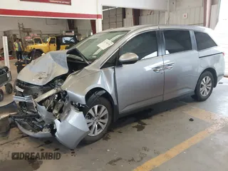 2017 Honda Odyssey EX-L with VIN 5FNRL5H61HB022588, listed as a IAAI auction lot 41716336 with 34,079 mi miles and . Bid and sale history available at DreamBid. Image 17.
