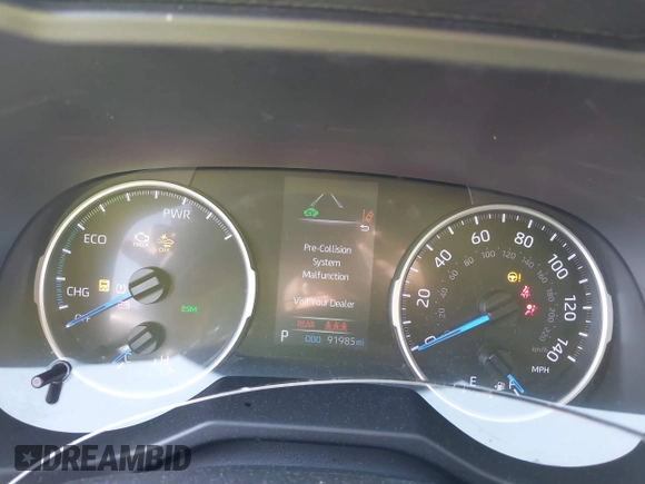 2019 Toyota RAV4 Hybrid LE with VIN 2T3MWRFV3KW007322, listed as a IAAI auction lot 42032500 with 91,985 mi miles and . Bid and sale history available at DreamBid. Image 7.