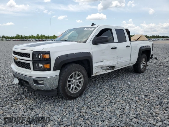 2015 Chevrolet Silverado 1500 LT with VIN 1GCVKREC4FZ254998, listed as a Copart auction lot 55126235 with 213,911 mi miles and Salvage Title. Bid and sale history available at DreamBid. Image 1.