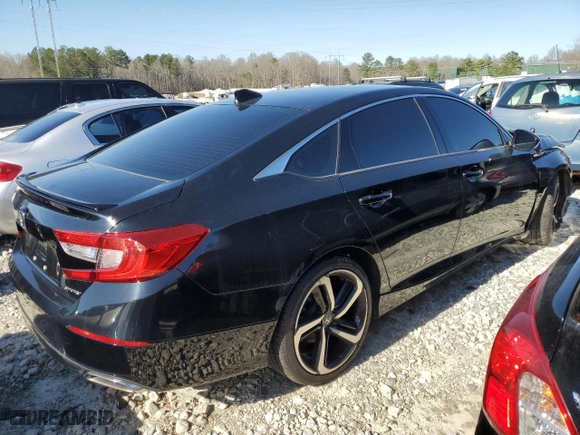 2019 Honda Accord Sedan Sport 1.5T with VIN 1HGCV1F35KA166549, listed as a Copart auction lot 49227635 with 83,938 mi miles and Clean Title. Bid and sale history available at carsss.com. Image 3.