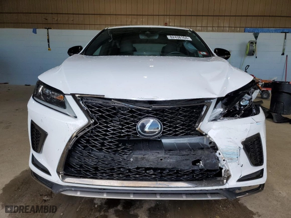 2020 Lexus RX with VIN 2T2SZMDAXLC241997, listed as a Copart auction lot 82438164 with 58,576 mi miles and Salvage Title. Bid and sale history available at carsss.com. Image 5.