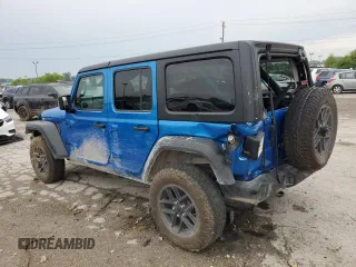 2024 Jeep Wrangler Sport with VIN 1C4PJXKN3RW236990, listed as a Copart auction lot 61449514 with 3,479 mi miles and Salvage title. Bid and sale history available at DreamBid. Image 2.