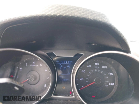 2012 Hyundai Veloster w/Gray Int with VIN KMHTC6AD3CU051395, listed as a IAAI auction lot 42489038 with 153,319 mi miles and . Bid and sale history available at DreamBid. Image 7.