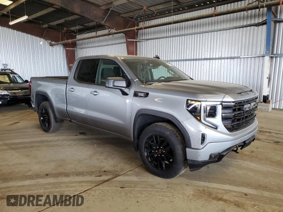 2024 GMC Sierra 1500 with VIN 1GTVUCE8XRZ256004, listed as a Copart auction lot 55616775 with 13,771 mi miles and Salvage Title. Bid and sale history available at DreamBid. Image 4.