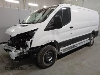 2023 Ford Transit Cargo with VIN 1FTBR1Y86PKA17978, listed as a Copart auction lot 77180324 with 20,173 mi miles and Clean Title. Bid and sale history available at DreamBid. Image 1.