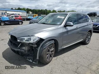 2017 BMW X5 xDrive35i z VIN 5UXKR0C34H0X80194, wystawiony jako Copart lot #57305325 z przebiegiem 129 125 mil mil oraz Szkoda całkowita • Salvage title. Historia ofert i sprzedaży dostępna na DreamBid. Obrazek 1.