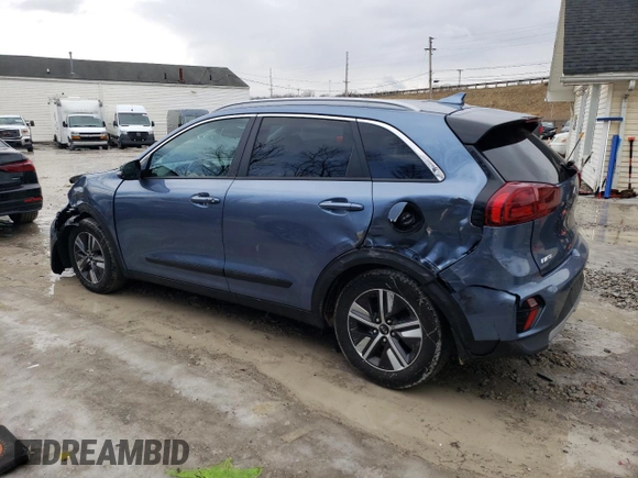 2020 Kia Niro EX Premium with VIN KNDCE3LC1L5433825, listed as a Copart auction lot 46509655 with 54,801 mi miles and Salvage Title. Bid and sale history available at carsss.com. Image 2.