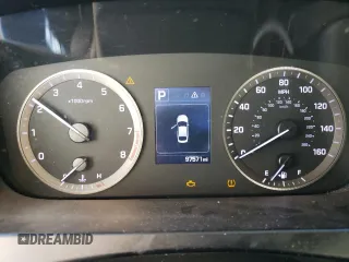 2016 Hyundai Sonata Sport with VIN 5NPE34AF6GH349300, listed as a Copart auction lot 49440105 with 97,571 mi miles and Salvage Title. Bid and sale history available at carsss.com. Image 9.