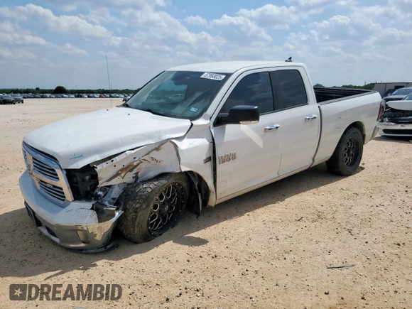 2016 Ram 1500 Big Horn z VIN 1C6RR6GT8GS119274, wystawiony jako Copart lot #57993025 z przebiegiem 111 033 mil mil oraz Szkoda całkowita • Salvage title. Historia ofert i sprzedaży dostępna na DreamBid. Obrazek 1.