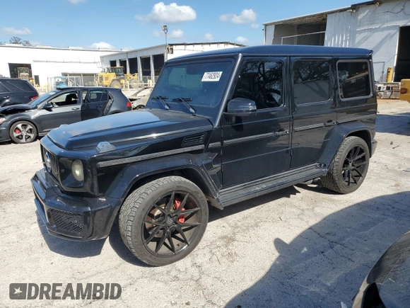 2017 Mercedes-Benz G-Class AMG G 63 with VIN WDCYC7DF1HX275973, listed as a Copart auction lot 77462924 with 105,043 mi miles and Salvage Title. Bid and sale history available at carsss.com. Image 1.