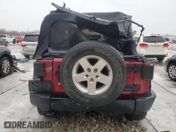 2013 Jeep Wrangler Unlimited Sport with VIN 1C4BJWDG8DL600639, listed as a Copart auction lot 43012035 with 225,004 mi miles and Clean title. Bid and sale history available at DreamBid. Image 6.
