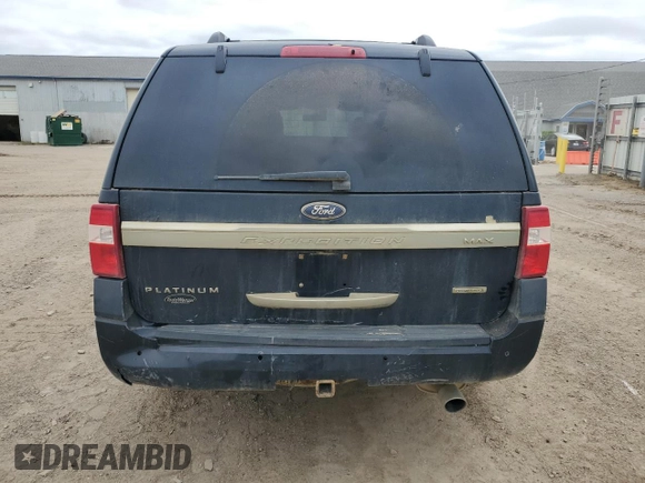 2016 Ford Expedition Max Platinum with VIN 1FMJK1MT0GEF33905, listed as a Copart auction lot 57138255 with 177,075 mi miles and Clean title. Bid and sale history available at DreamBid. Image 6.