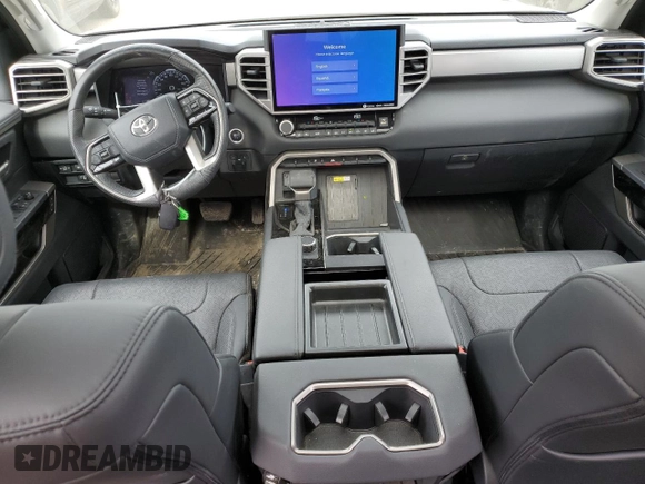 2024 Toyota Tundra Limited with VIN 5TFWA5DBXRX136303, listed as a Copart auction lot 58489745 with 24,206 mi miles and Clean title. Bid and sale history available at DreamBid. Image 8.