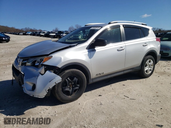 2015 Toyota RAV4 LE with VIN JTMBFREV0FD145119, listed as a Copart auction lot 53460915 with 123,697 mi miles and Clean Title. Bid and sale history available at DreamBid. Image 1.