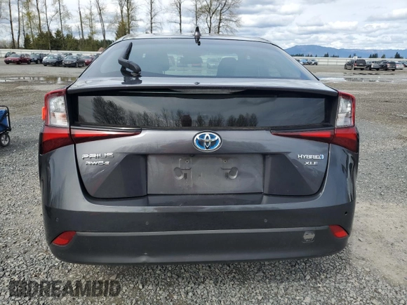 2020 Toyota Prius LE with VIN JTDL9RFU3L3013121, listed as a Copart auction lot 52423385 with 75,229 mi miles and Salvage title. Bid and sale history available at DreamBid. Image 6.