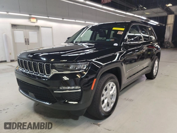 2023 Jeep Grand Cherokee Limited with VIN 1C4RJHBGXPC545550, listed as a IAAI auction lot 42859716 with 34,610 mi miles and . Bid and sale history available at DreamBid. Image 6.