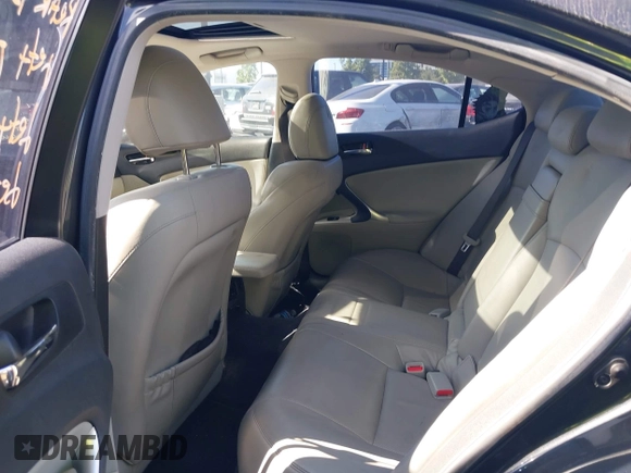 2008 Lexus IS 350 with VIN JTHBE262682015664, listed as a IAAI auction lot 42690798 with 156,643 mi miles and . Bid and sale history available at DreamBid. Image 8.