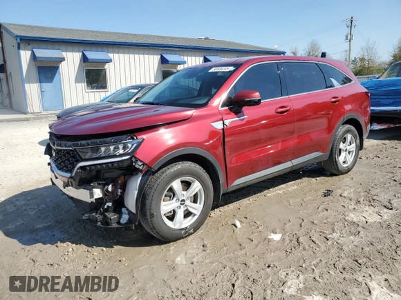 2023 Kia Sorento LX with VIN 5XYRG4LC0PG218413, listed as a Copart auction lot 50606205 with 15,587 mi miles and Non Repairable. Bid and sale history available at DreamBid. Image 1.