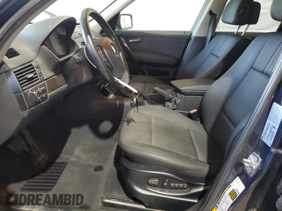 2008 BMW X3 3.0si with VIN WBXPC934X8WJ14849, listed as a Copart auction lot 54211285 with 190,793 mi miles and Salvage title. Bid and sale history available at DreamBid. Image 7.