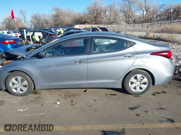 2016 Hyundai Elantra SE with VIN 5NPDH4AE3GH711779, listed as a IAAI auction lot 41290861 with 103,931 mi miles and . Bid and sale history available at DreamBid. Image 14.