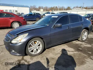 2011 Infiniti G25 x with VIN JN1DV6AR0BM651470, listed as a Copart auction lot 44686885 with Not Provided miles and Salvage Title. Bid and sale history available at DreamBid. Image 1.