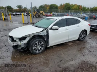 2017 Acura TLX Technology z VIN 19UUB1F58HA005393, wystawiony jako Copart lot #73242814 z przebiegiem 108 269 mil mil oraz Szkoda całkowita • Salvage title. Historia ofert i sprzedaży dostępna na DreamBid. Obrazek 1.