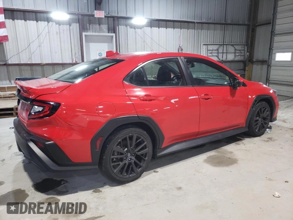 2022 Subaru WRX Premium with VIN JF1VBAF69N9003005, listed as a Copart auction lot 44722625 with 38,232 mi miles and Salvage title. Bid and sale history available at DreamBid. Image 3.