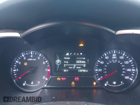 2015 Kia Optima SX Turbo with VIN 5XXGR4A63FG468701, listed as a IAAI auction lot 41789169 with 112,732 mi miles. Bid and sale history available at carsss.com. Image 7.